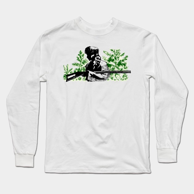 Davy Crockett Long Sleeve T-Shirt by Soriagk